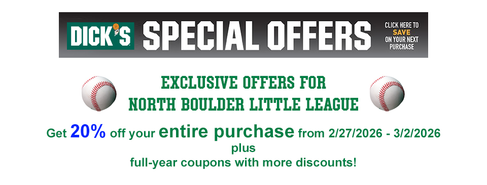Special Offers from Dick's Sporting Goods
